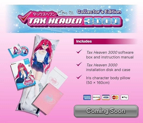 模擬戀愛報稅遊戲《Tax Heaven 3000》遭Steam下架 模擬戀愛報稅遊戲《Tax Heaven 3000》遭Steam下架