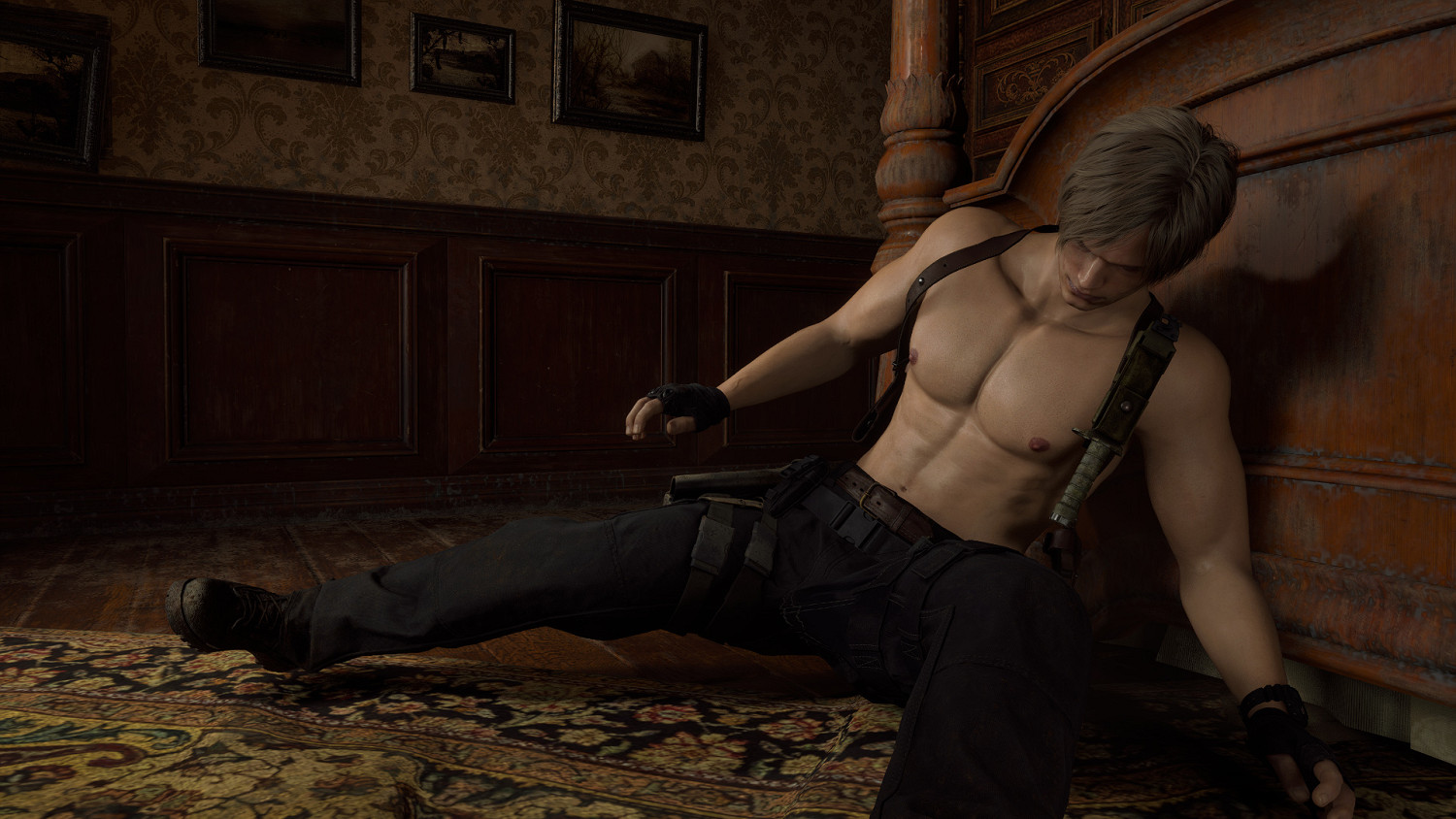 性感特工！《惡靈古堡4：重製版》裡昂赤膊清涼Mod