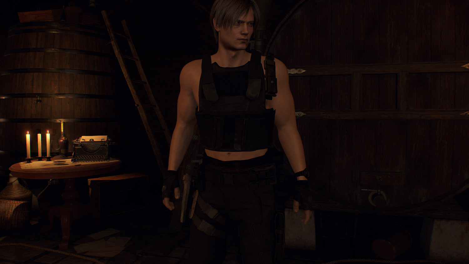 性感特工！《惡靈古堡4：重製版》裡昂赤膊清涼Mod