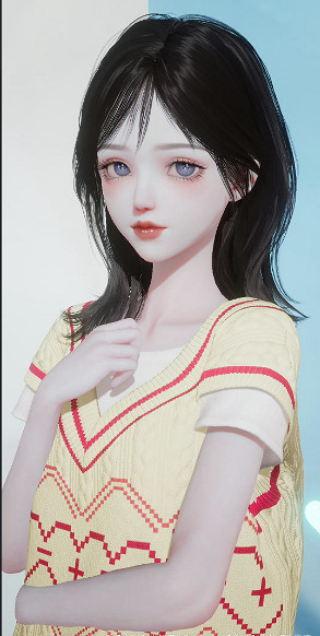 《以閃亮之名》清純短髮妹妹捏臉資料 清純短髮妹妹官方捏臉資料id