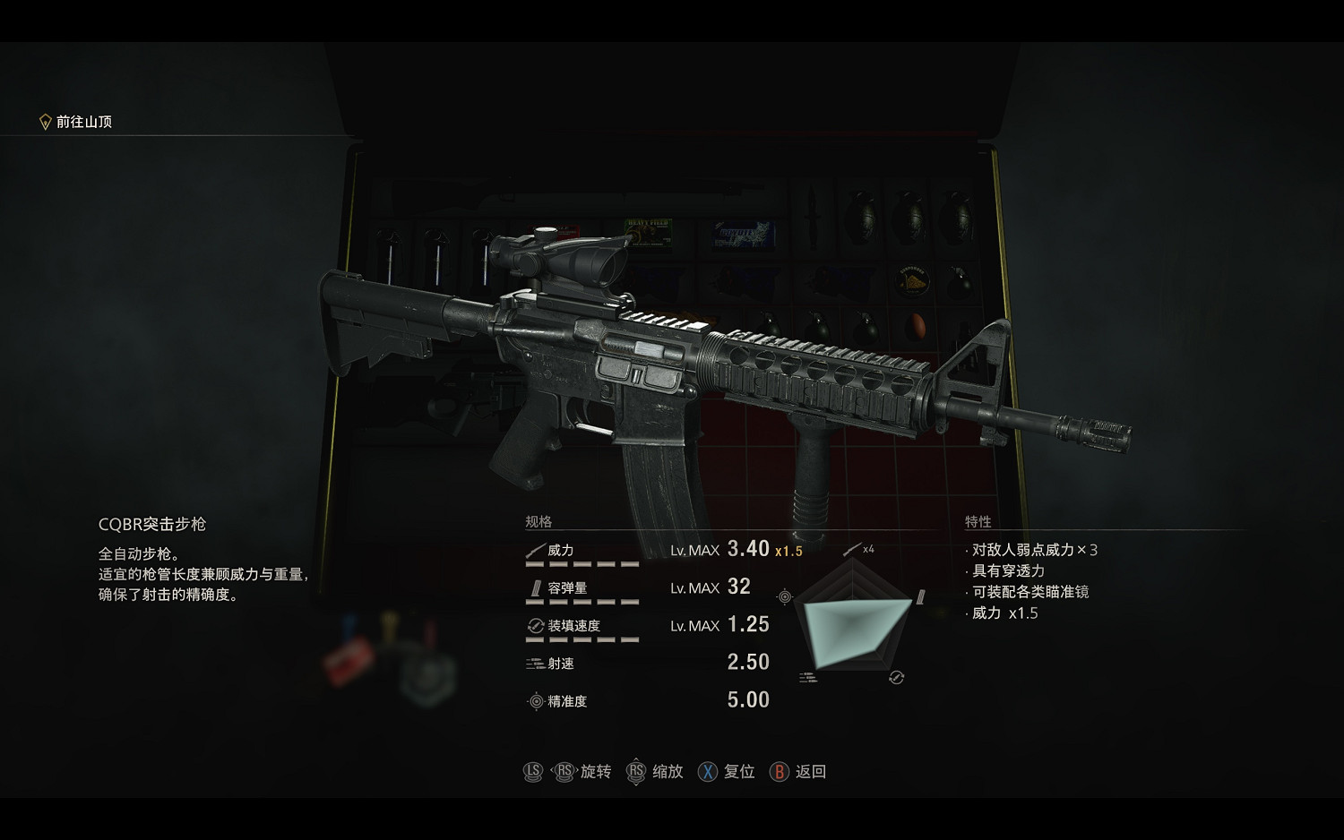 《惡靈古堡4重製版》常規武器滿改資料圖鑒 武器滿改效果如何？