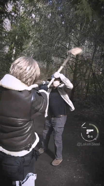 真人COS《惡靈古堡4：重製版》小短片：電鋸男亮相！