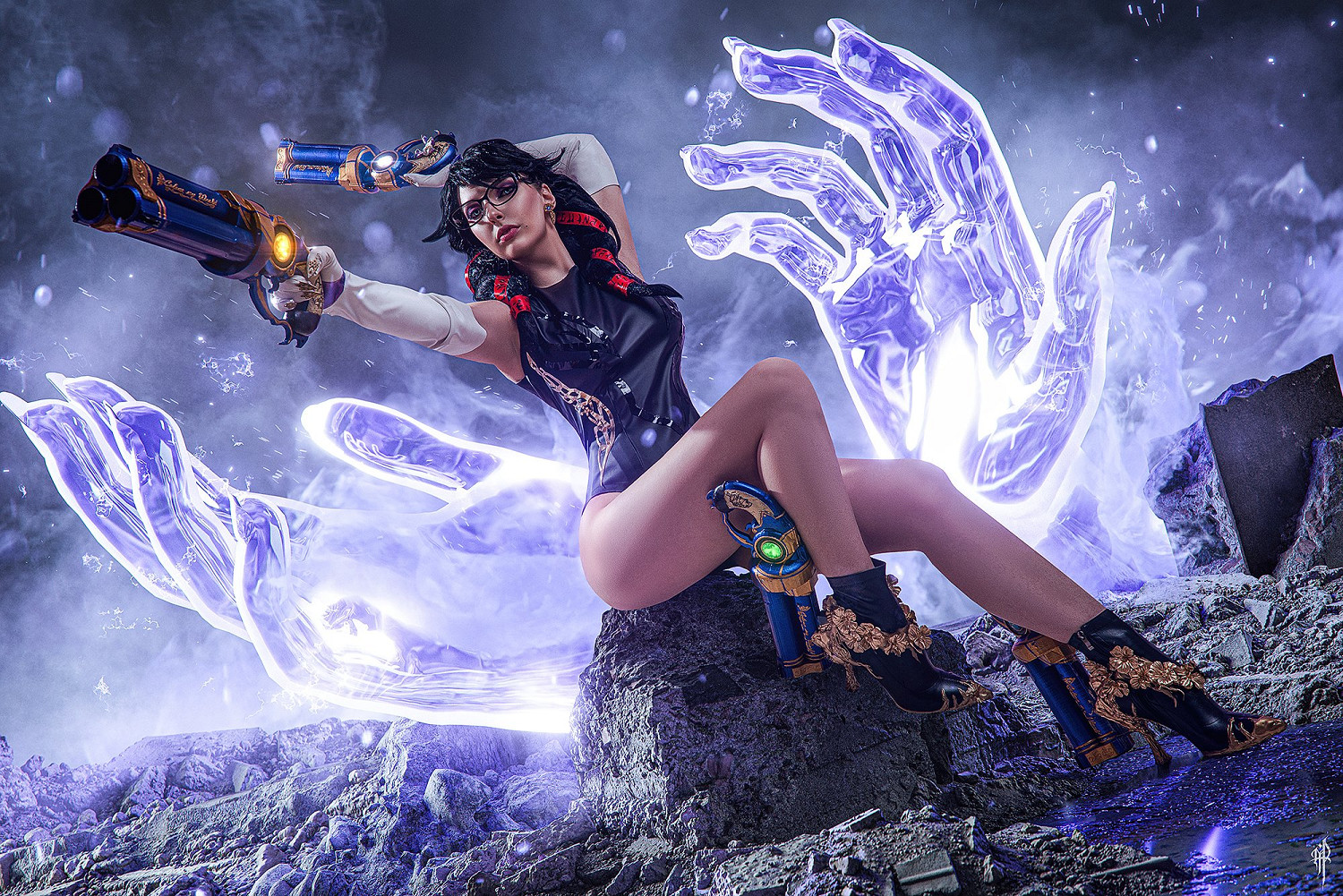 俄羅斯小姐姐COS《原子之心》：肉感Svizee版雙生舞伶