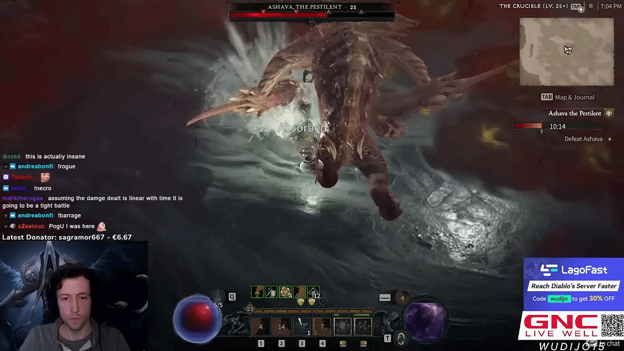 主播solo擊敗了《暗黑4》世界Boss：專家模式算你狠！