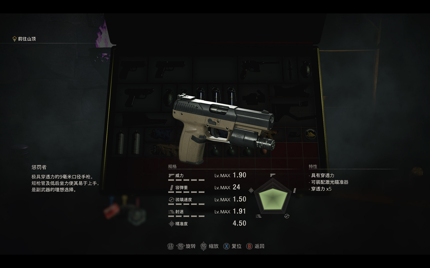 《惡靈古堡4重製版》常規武器滿改資料圖鑒 武器滿改效果如何？