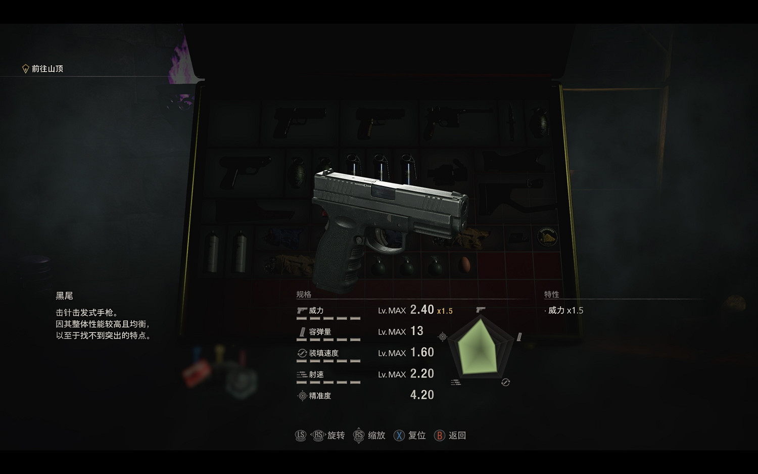 《惡靈古堡4重製版》常規武器滿改資料圖鑒 武器滿改效果如何？