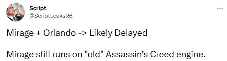 曝《刺客教條：幻景》《飆酷車神3》可能延期到2024年