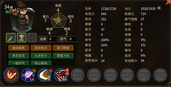 《大俠立誌傳》隊友特性一覽  隊友有什麽特性？