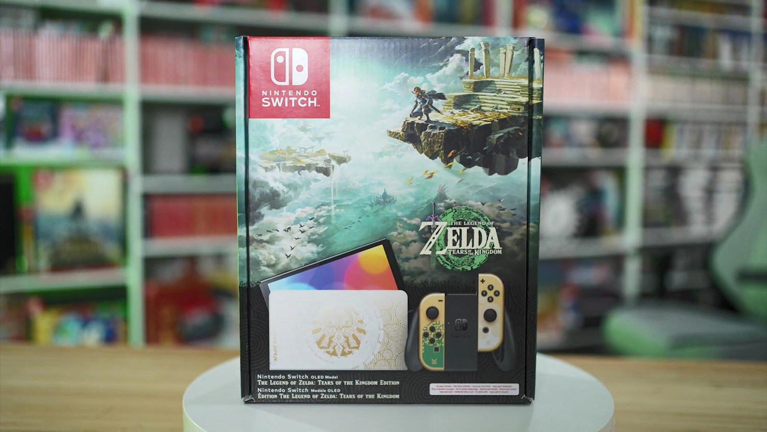 《塞爾達:王國之淚》限定NS已偷跑!完整開箱影片 《塞爾達:王國之淚》限定NS已偷跑!完整開箱影片