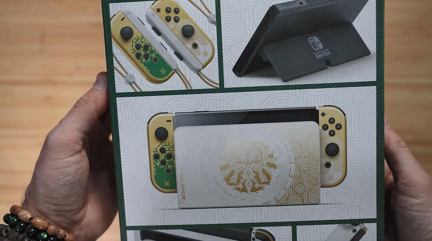 《塞爾達:王國之淚》限定NS已偷跑!完整開箱影片 《塞爾達:王國之淚》限定NS已偷跑!完整開箱影片