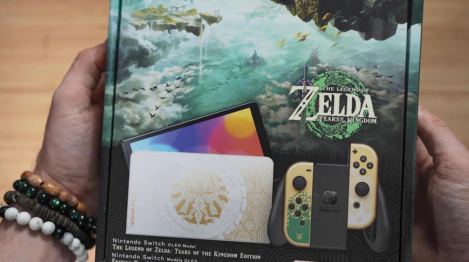 《塞爾達:王國之淚》限定NS已偷跑!完整開箱影片 《塞爾達:王國之淚》限定NS已偷跑!完整開箱影片