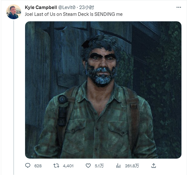 您哪位?《美國末日》優化問題導致喬爾畫質崩壞 您哪位?《美國末日》優化問題導致喬爾畫質崩壞