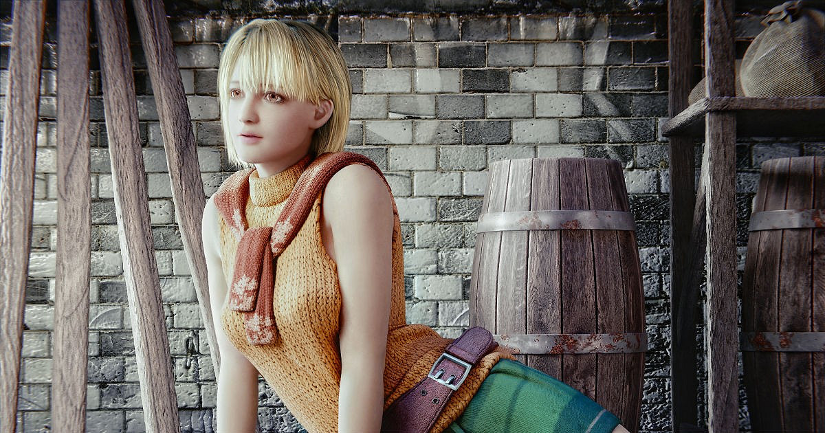 玩家表示更喜歡原版《RE4》艾什莉：同人圖奉上！