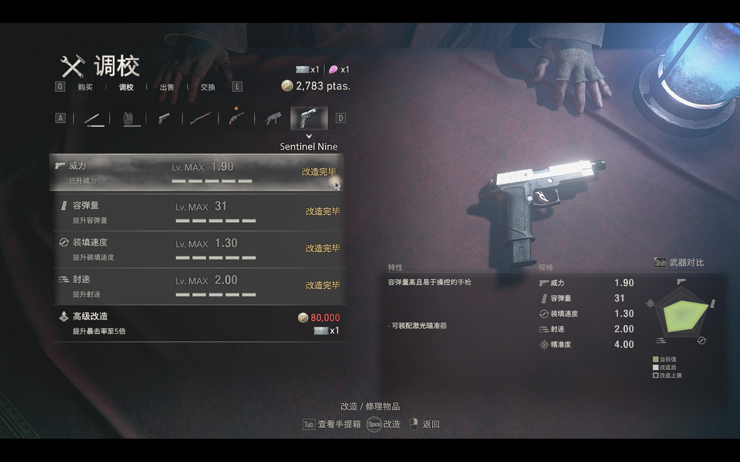 《惡靈古堡4重製版》武器圖鑒及使用點評 武器屬性怎麽樣? 《惡靈古堡4重製版》武器圖鑒及使用點評 武器屬性怎麽樣?