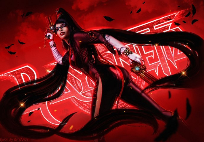 俄羅斯小姐姐COS《魔兵驚天錄》：緊身膠衣貝優妮塔！