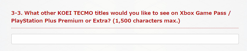 光榮發布問卷調查 似乎有意讓更多遊戲登陸訂閱服務? 光榮發布問卷調查 似乎有意讓更多遊戲登陸訂閱服務?