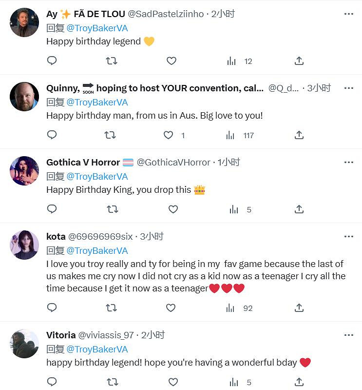 《最後生還者》喬爾演員過47歲生日 玩家紛紛留言祝福