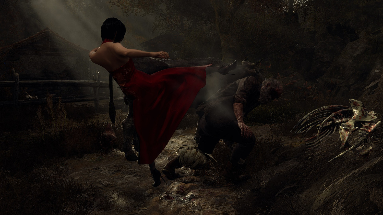 《生化4重製版》MOD讓你提前玩到艾達王 還有旗袍裝 《生化4重製版》MOD讓你提前玩到艾達王 還有旗袍裝