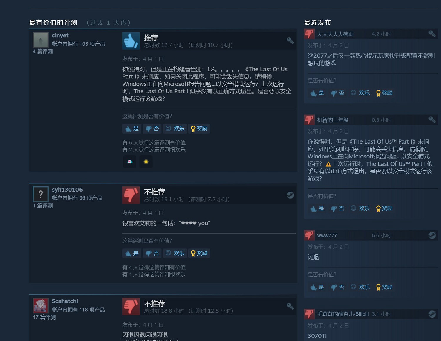 《最後的生還者》PC版奇葩Bug：艾利倒掛旋轉
