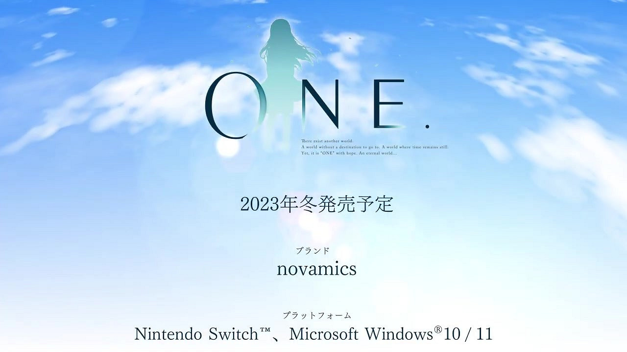 視覺小說《ONE.》新預告片介紹角色椎名繭 視覺小說《ONE.》新預告片介紹角色椎名繭