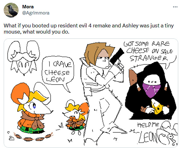 火爆二創!《生化4:重製版》阿什莉“料理鼠王”mod 火爆二創!《生化4:重製版》阿什莉“料理鼠王”mod