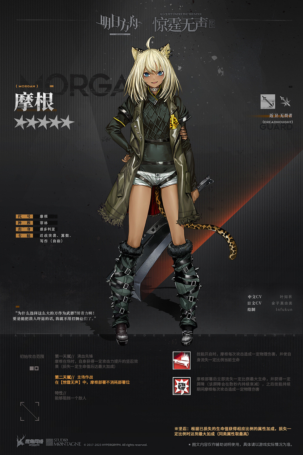 《明日方舟》摩根幹員檔案 EP12主線贈送幹員摩根故事背景 《明日方舟》摩根幹員檔案 EP12主線贈送幹員摩根故事背景