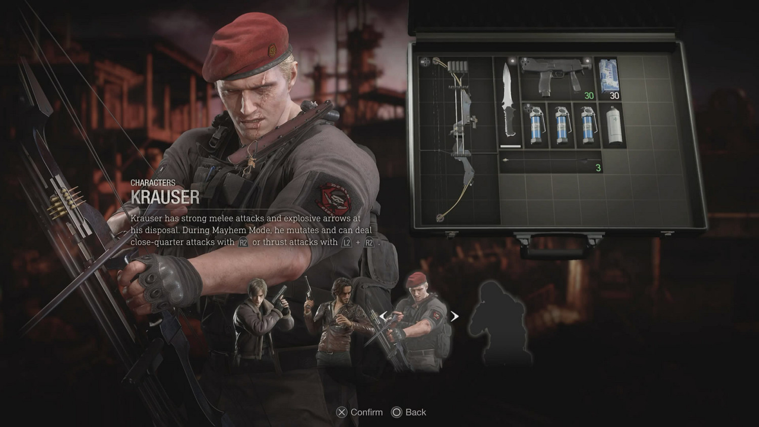 《生化4重製版》傭兵模式 克勞薩/漢克/路易斯S級展示