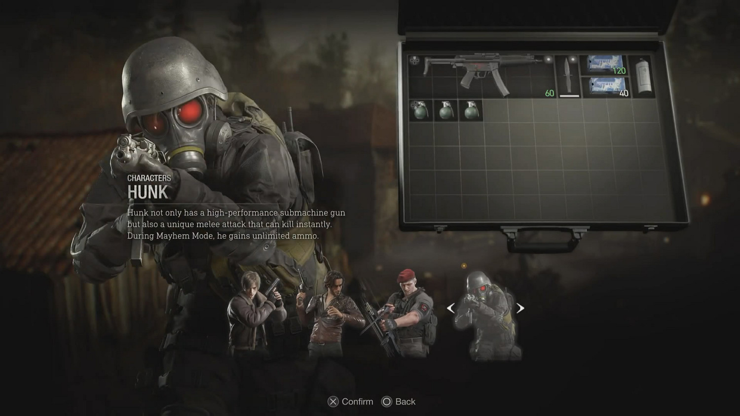 《生化4重製版》傭兵模式 克勞薩/漢克/路易斯S級展示