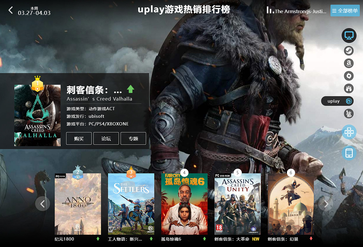 3.27-4.03全球遊戲銷量榜：《生化4re》依舊能打！