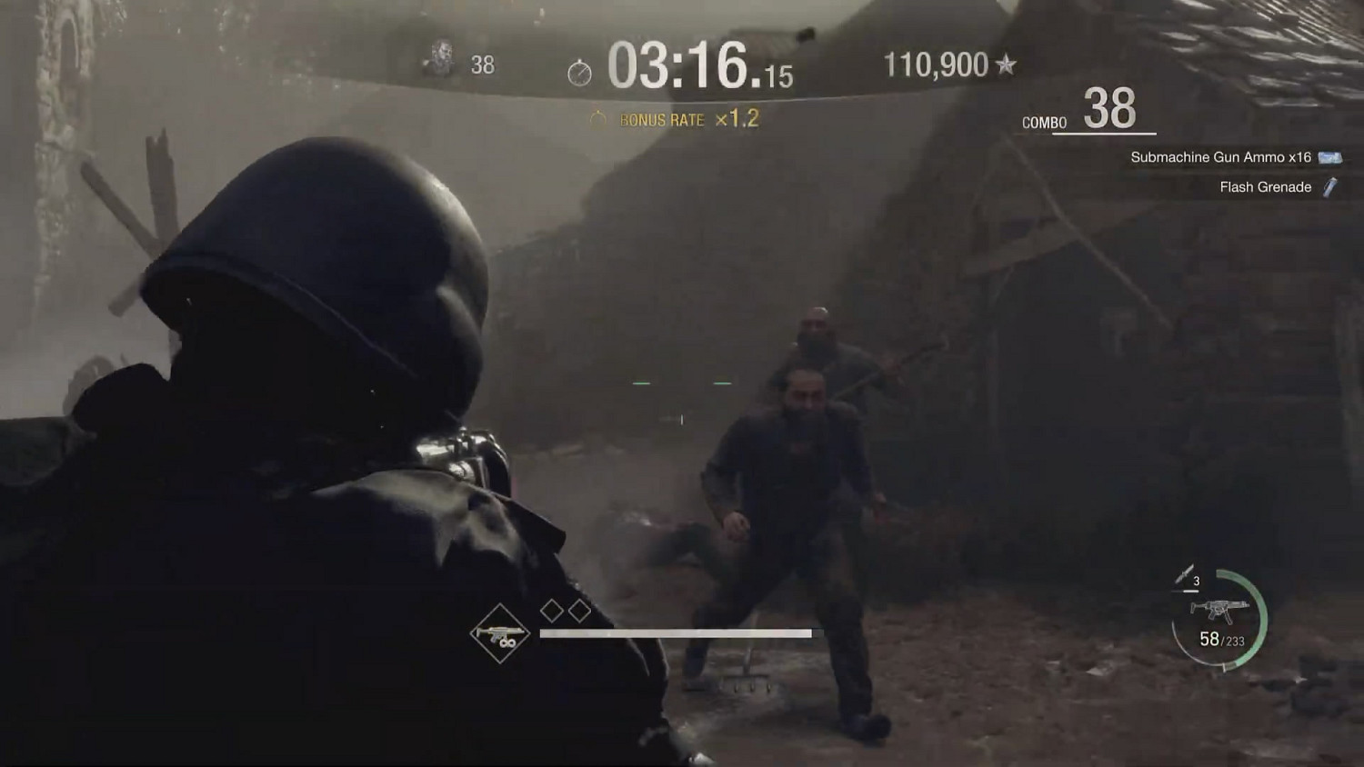 《生化4重製版》傭兵模式 克勞薩/漢克/路易斯S級展示