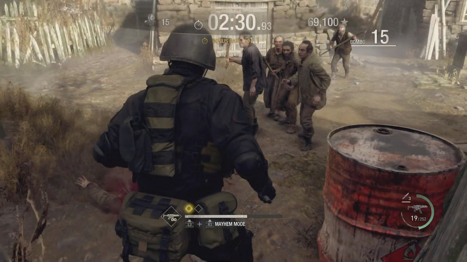 《生化4重製版》傭兵模式 克勞薩/漢克/路易斯S級展示