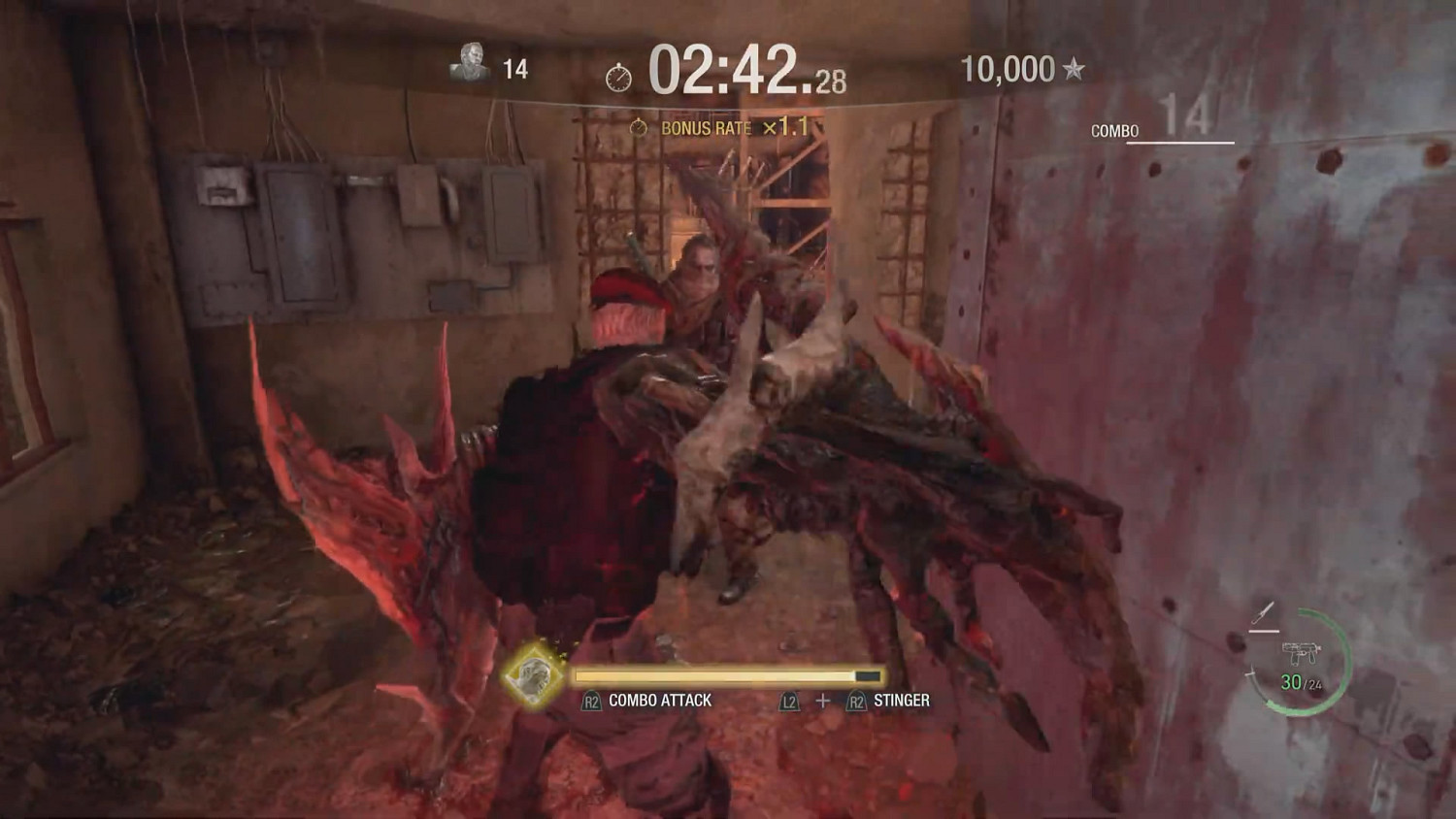 《生化4重製版》傭兵模式 克勞薩/漢克/路易斯S級展示