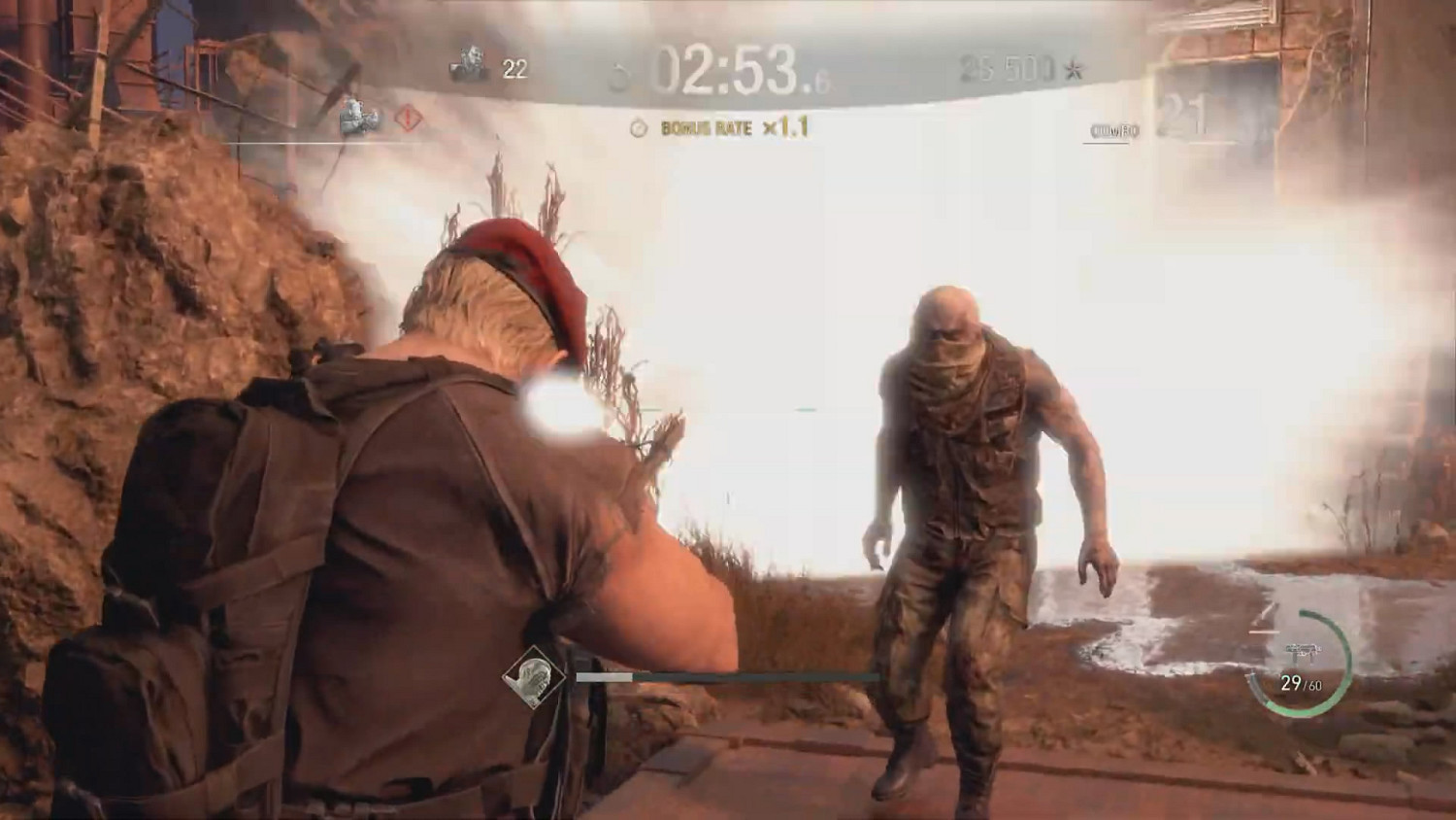 《生化4重製版》傭兵模式 克勞薩/漢克/路易斯S級展示