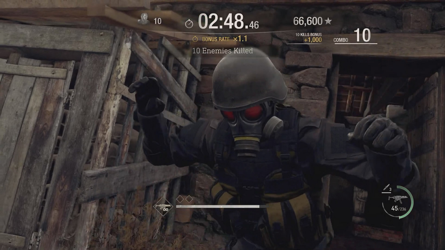 《生化4重製版》傭兵模式 克勞薩/漢克/路易斯S級展示