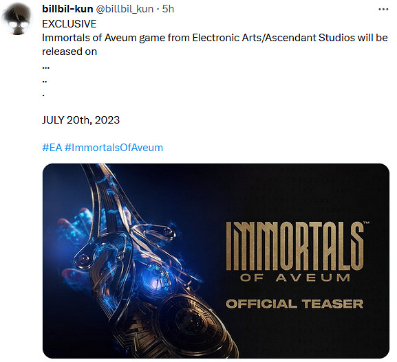 EA魔法FPS新作《不朽者傳奇》消息即將到來 傳7月發售