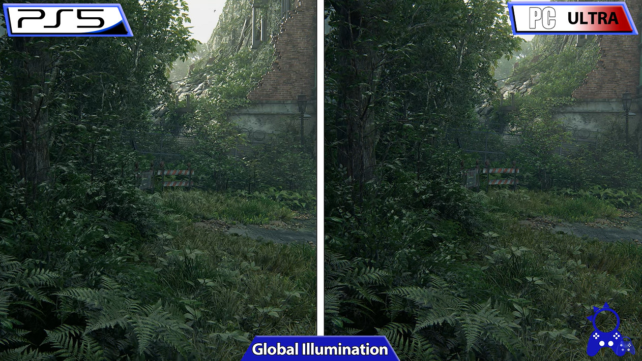 《最後生還者重製版》PC 1.0.2.0版與PS5圖形比較