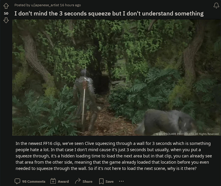 《太空戰士16》片段引發爭議 玩家：不想再鑽洞了！