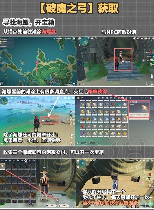 《原神》破魔之弓獲取分享  破魔之弓在哪裡獲得？