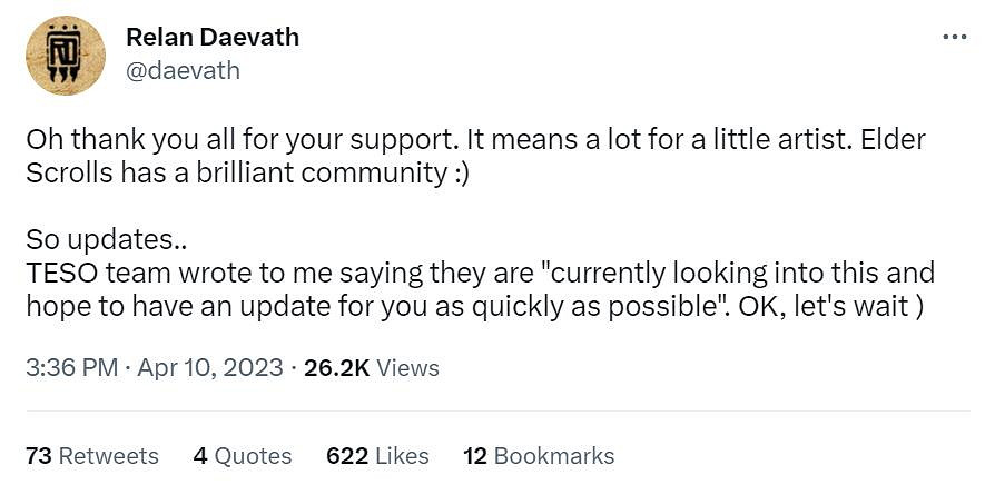 《上古卷軸OL》未經授權使用粉絲圖片 官方承諾妥善處理! 《上古卷軸OL》未經授權使用粉絲圖片 官方承諾妥善處理!