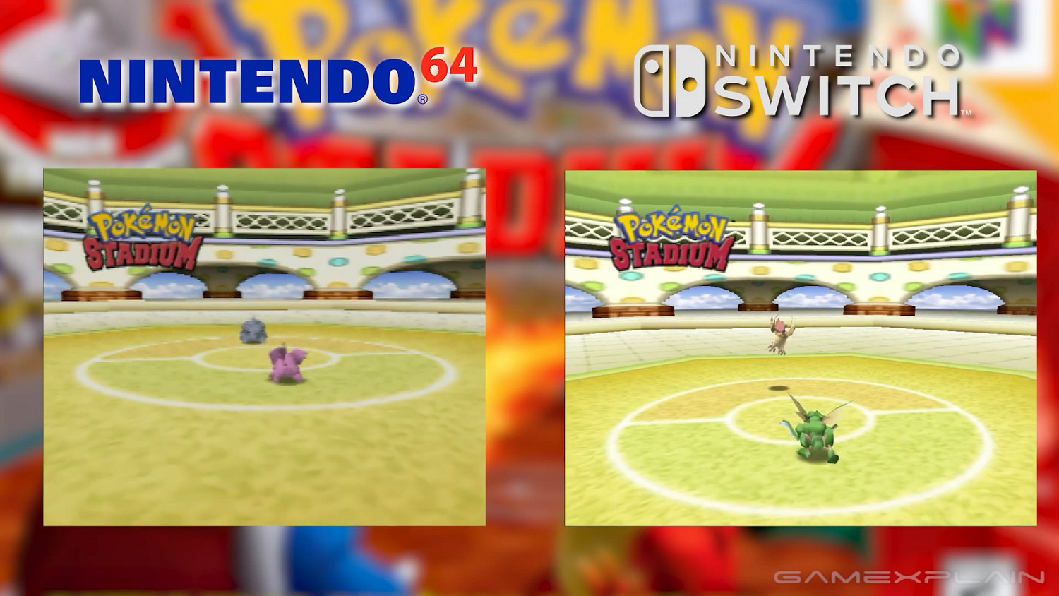 《寶可夢競技場2》Switch上線!與N64原版對比影片賞 《寶可夢競技場2》Switch上線!與N64原版對比影片賞