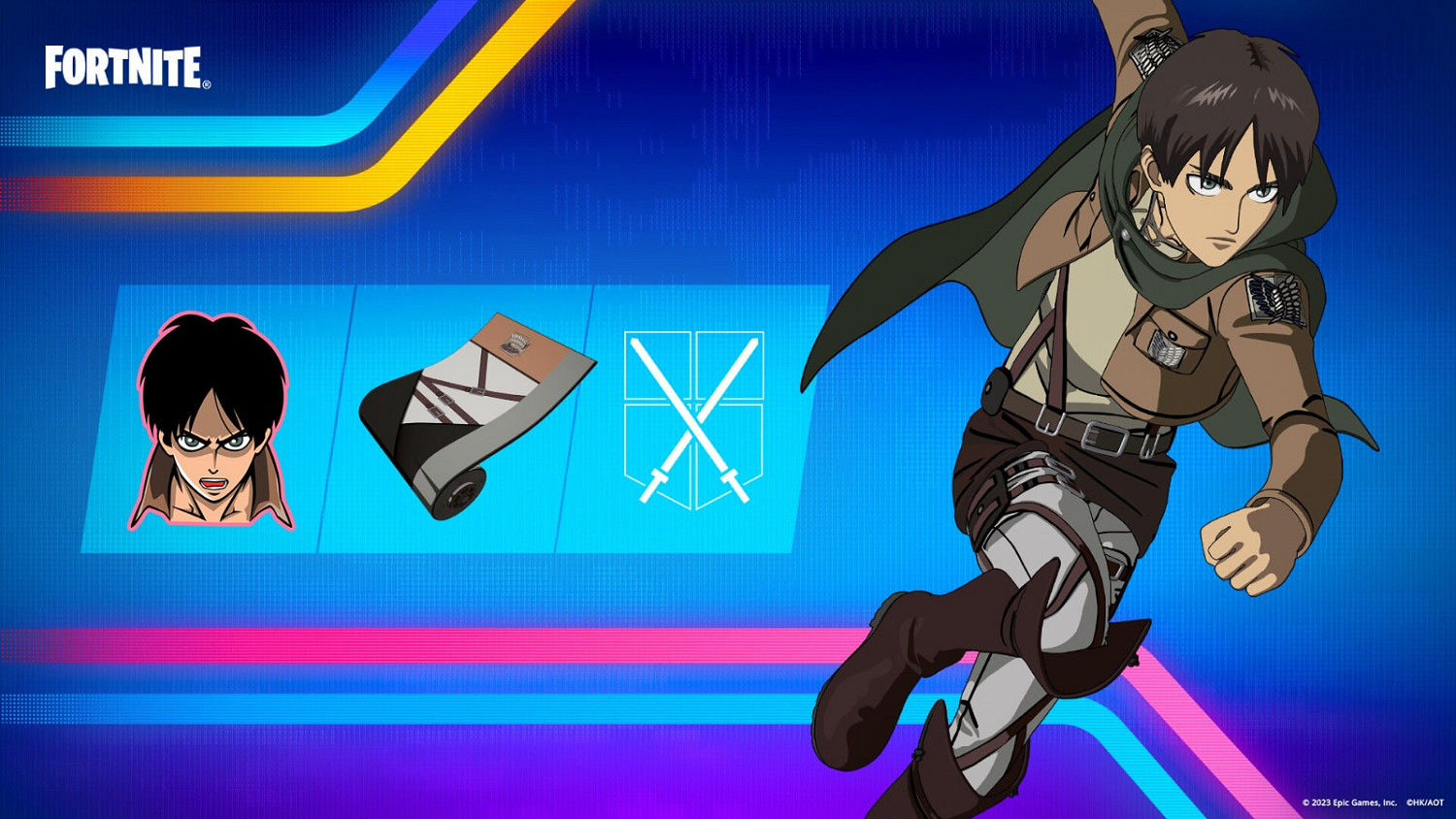 《堡壘之夜》連動《進擊的巨人》活動正式上線! 《堡壘之夜》連動《進擊的巨人》活動正式上線!