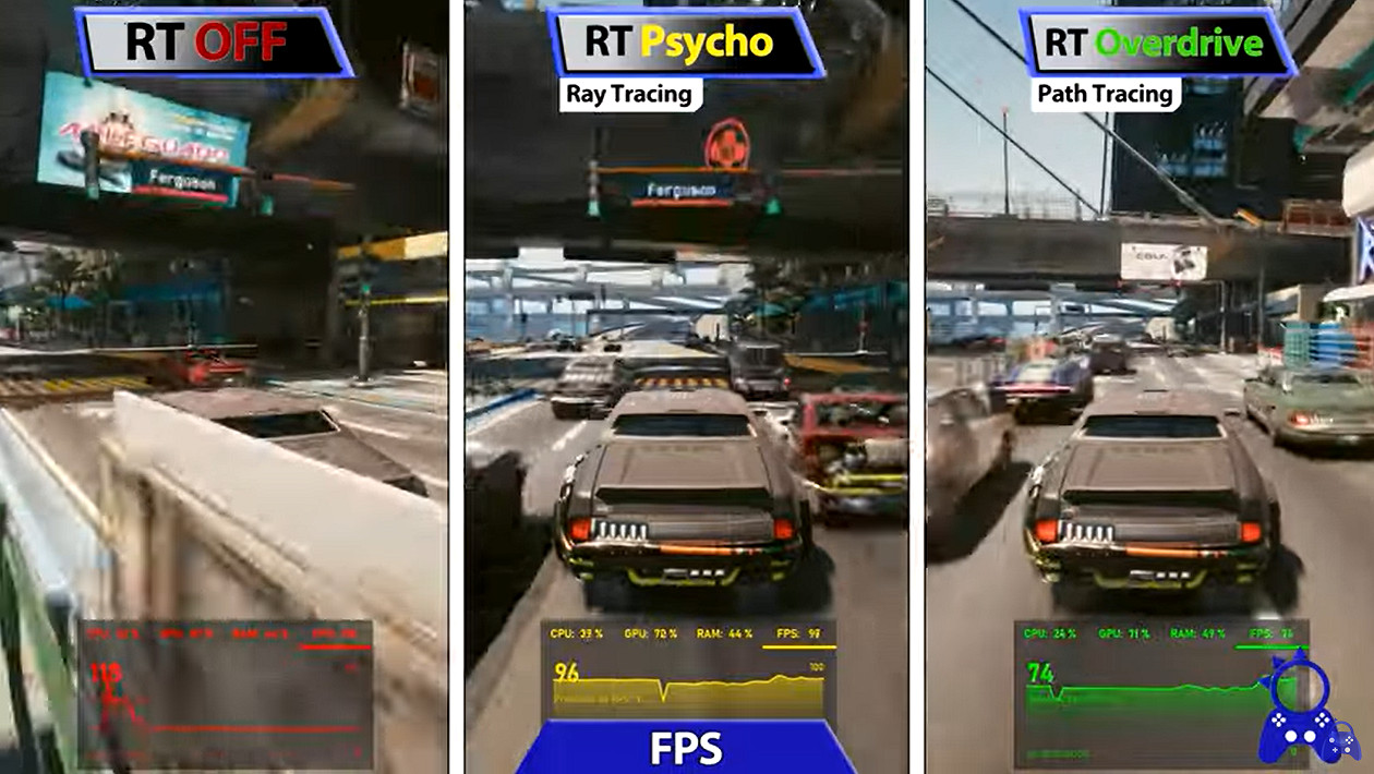 畫質炸裂!《電馭叛客2077》超速光追模式開啟前後對比 畫質炸裂!《電馭叛客2077》超速光追模式開啟前後對比