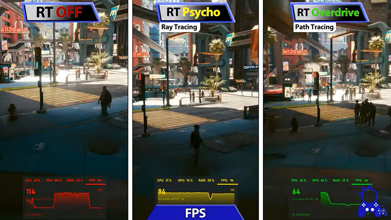 畫質炸裂!《電馭叛客2077》超速光追模式開啟前後對比 畫質炸裂!《電馭叛客2077》超速光追模式開啟前後對比