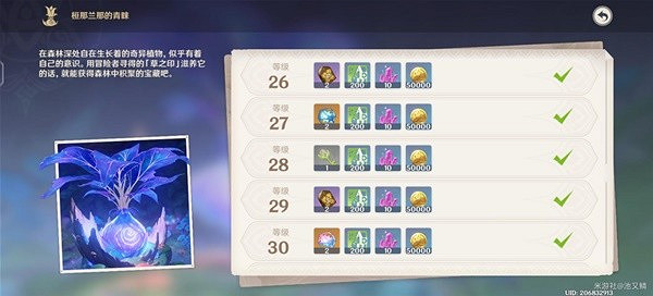 《原神》3.6版須彌夢之樹獎勵一覽  有什麽獎勵？