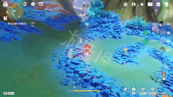 《原神》淨覺花分布地點 全淨覺花位置