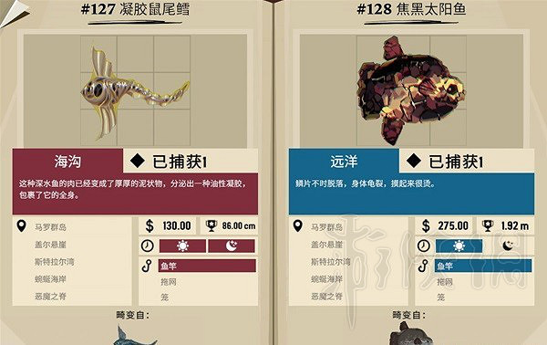 《漁帆暗湧》畸變品種圖鑒一覽  畸變品種有哪些？