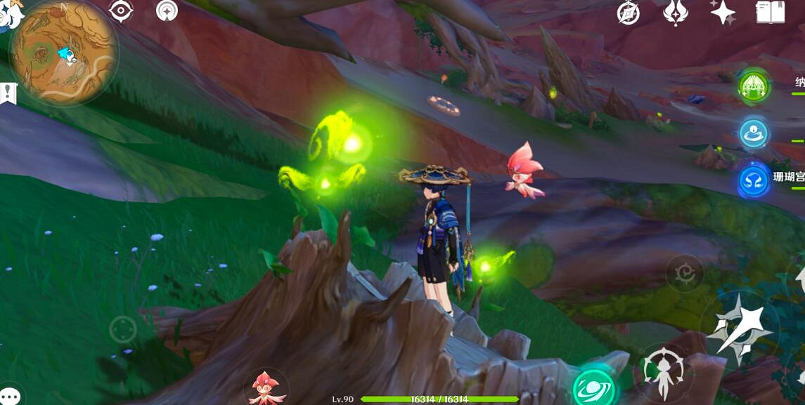 《原神》荼石黑淵靈光蜉蝣在哪？荼石黑淵靈光蜉蝣過關技巧