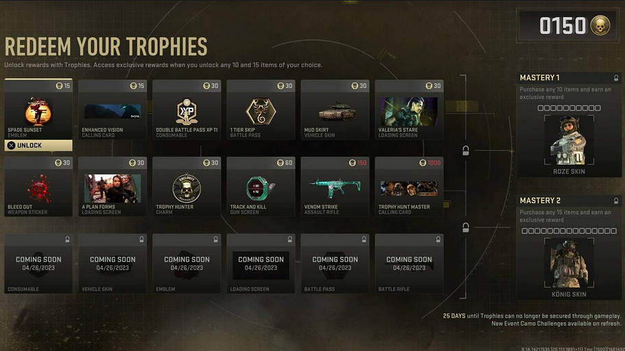 《決勝時刻19》第3賽季限時活動“戰利品狩獵”上線