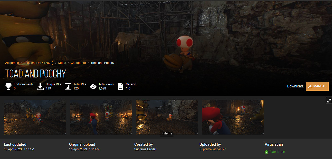 大神製作多個MOD將《生化4重製版》變成瑪利歐遊戲！