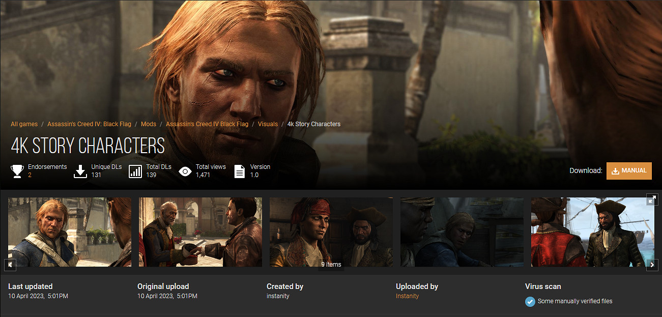 《刺客教條：黑旗》4K Ｍod發布！愛德華爺爺更加瀟灑！